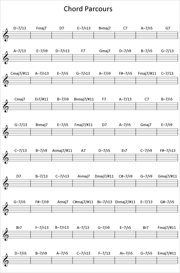 Chord Parcours - Copyright: Erdal Tosun 2013